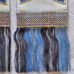 knotted tartan fringe